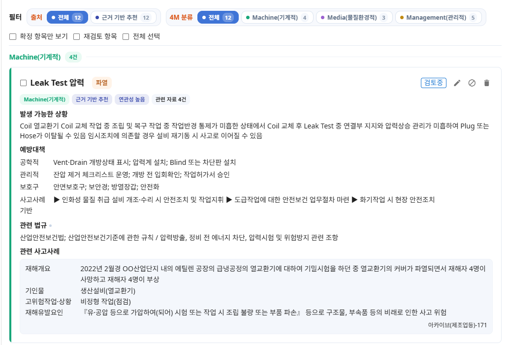 AI 위험성평가
